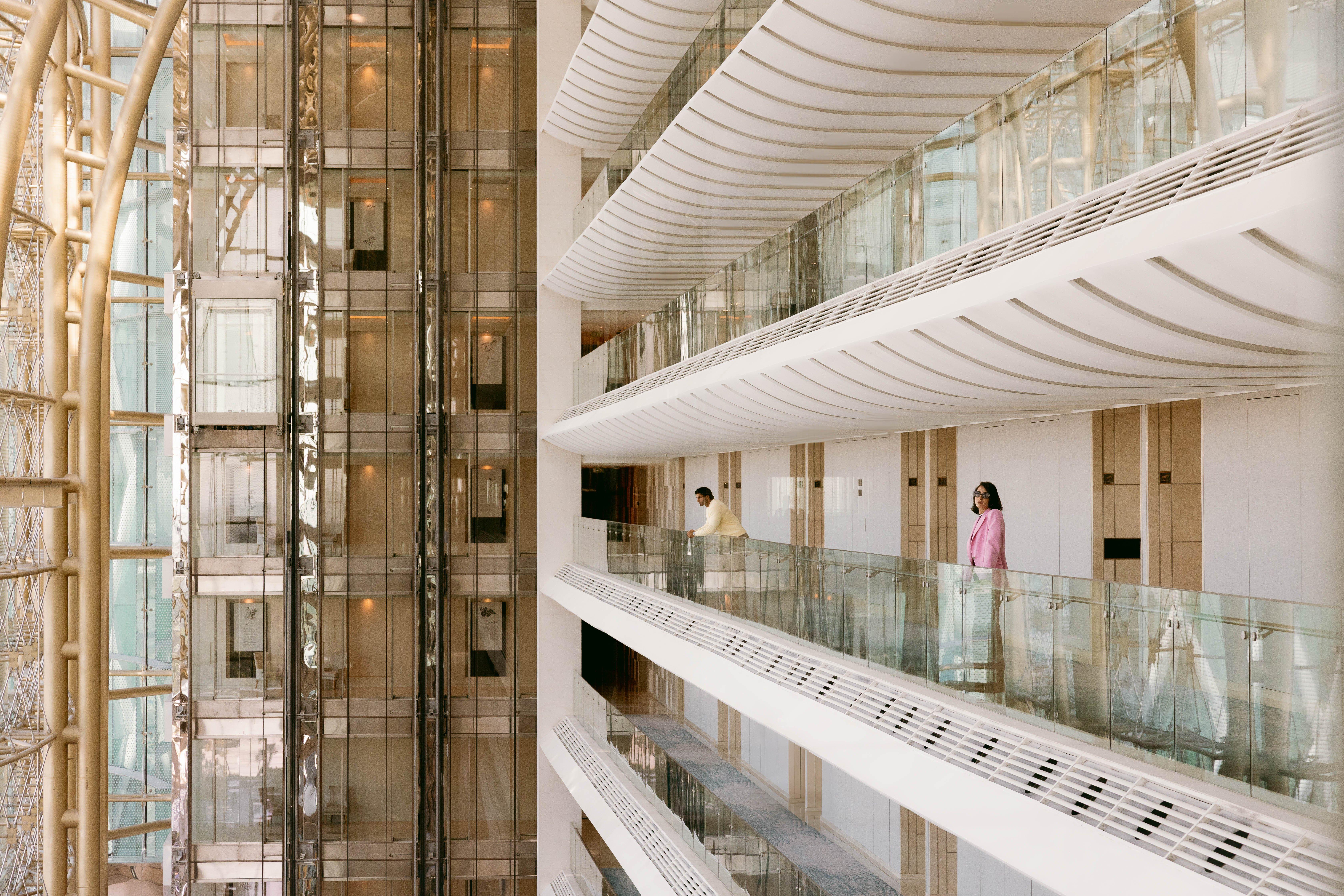 Aesthetic hotel interiors in Dubai